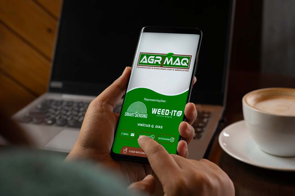 Criação de cartão digital para empresa de Tecnologias Agrícolas
