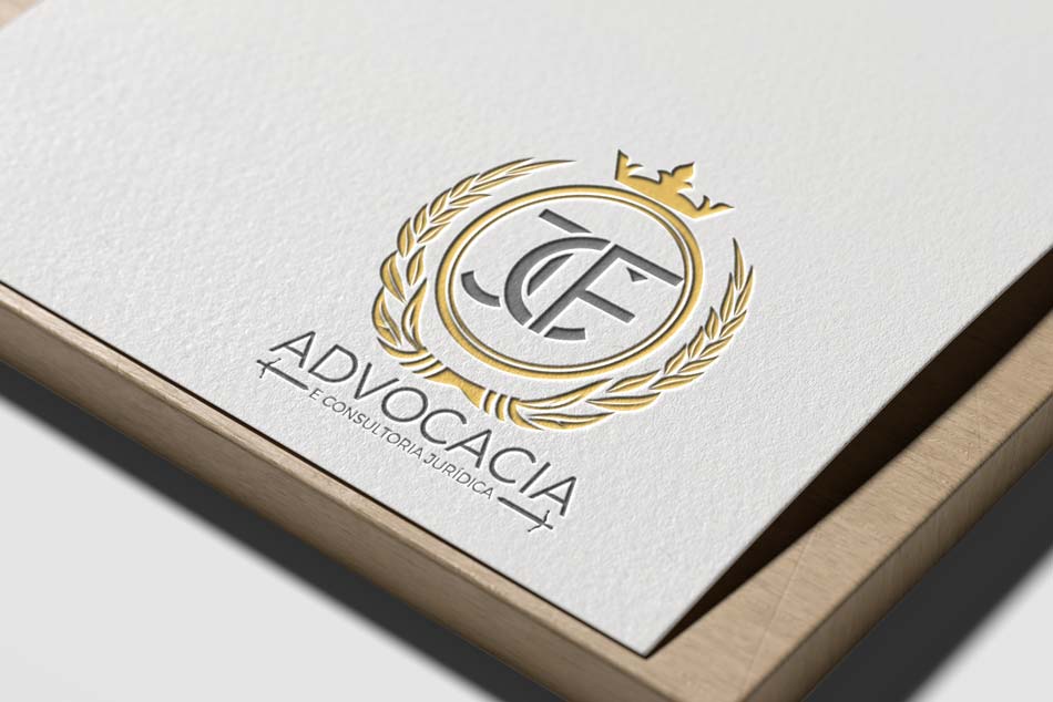 Criação de logo para pasta para advocacia e consultoria jurídica