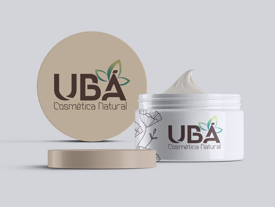 Criação de logomarca para empresa de cosméticos naturais