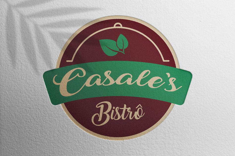 Criação de logotipo profissional para restaurante bistrô