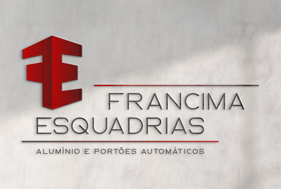 Criação de logo para empresa de Esquadrias de Alumínio