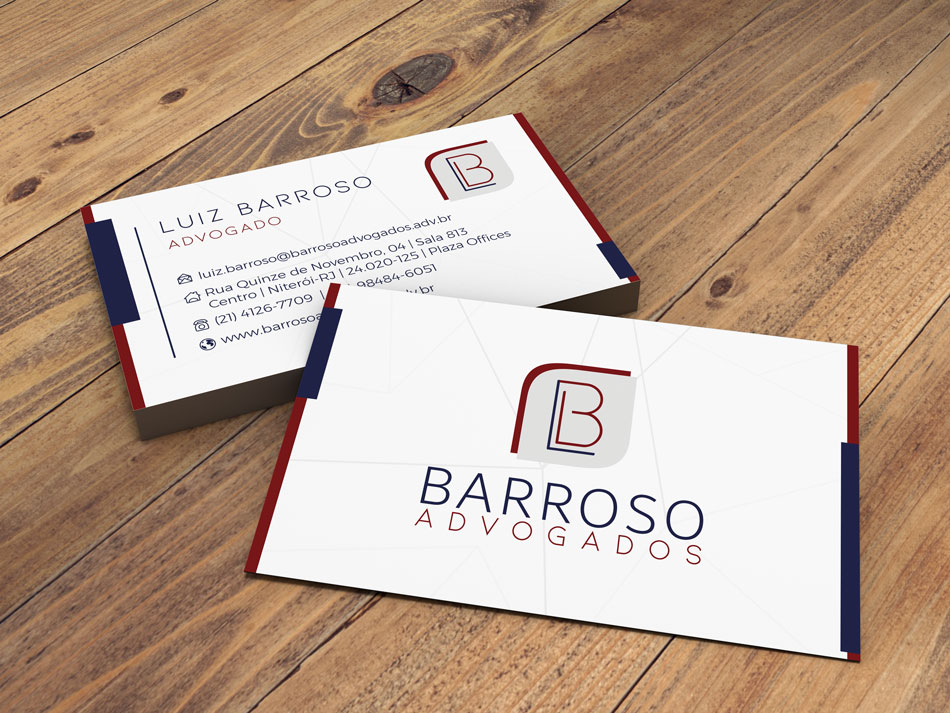 Criação de cartão de visita para advogado trabalhista