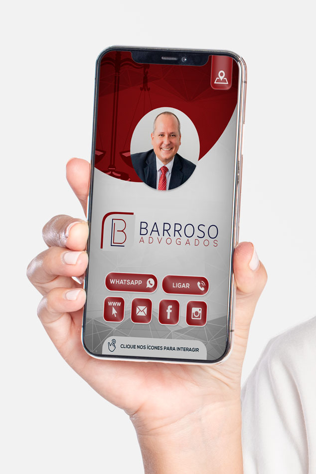 Criação de cartão digital para advogado trabalhista