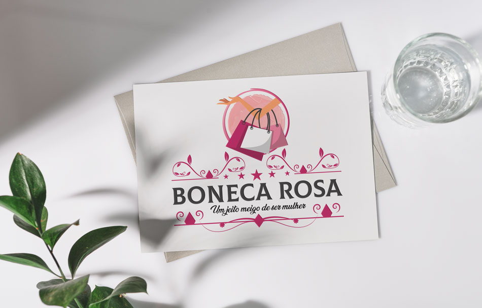 Criação de logo para loja de roupas e lingerie