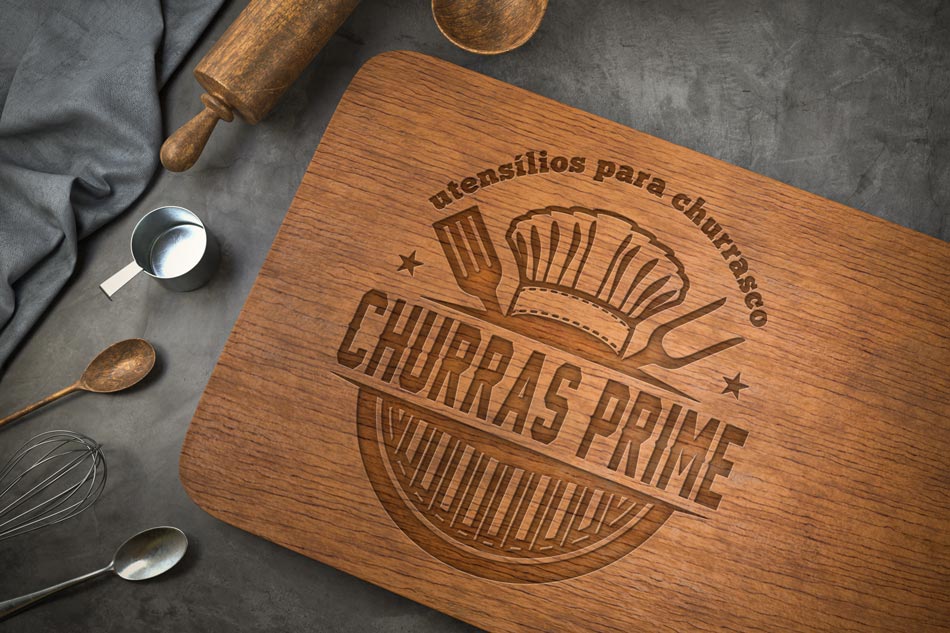 Criação de logotipo para loja de utensílios para churrasco
