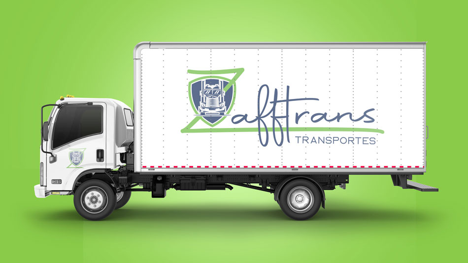 Criação de logomarca profissional para empresa de transportes