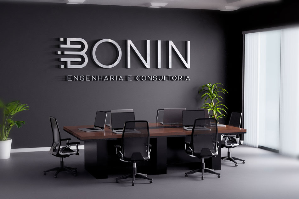 Criação de logotipo profissional para empresa de engenharia consultiva