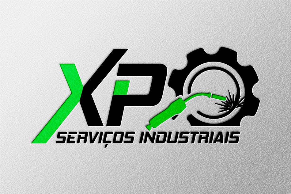 Criação de logotipo para empresa de serviços industriais