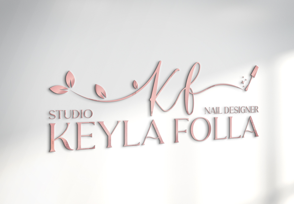 Criação de logo para studio nail designer