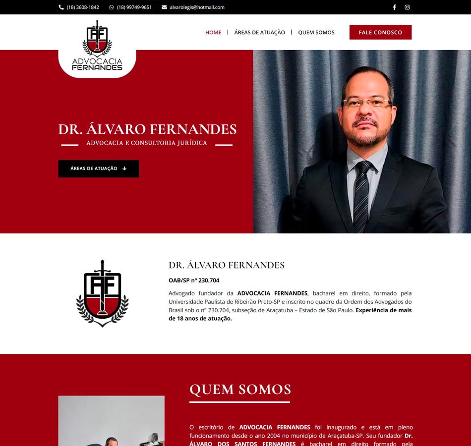 Criação de site para advogados em Araçatuba São Paulo